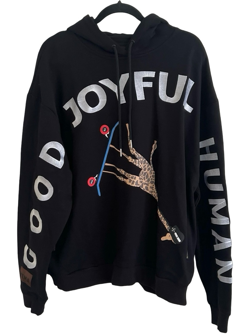Yema GJH Good Joyful Human Heritage Hoodie in Addis Black NWT 2XL